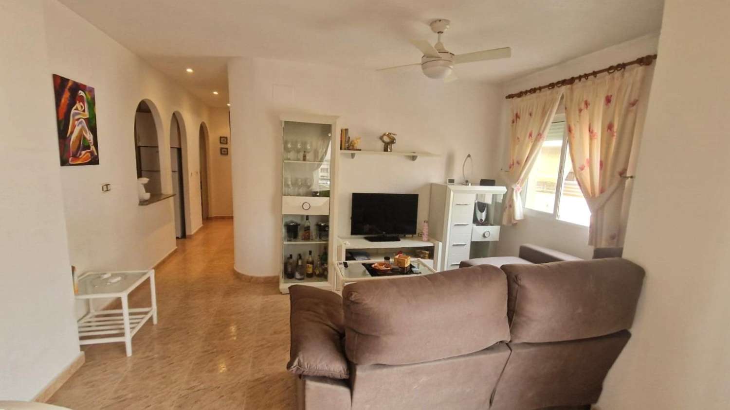 3 slaapkamer appartement, zeezicht in Torrevieja (Playa del Cura)